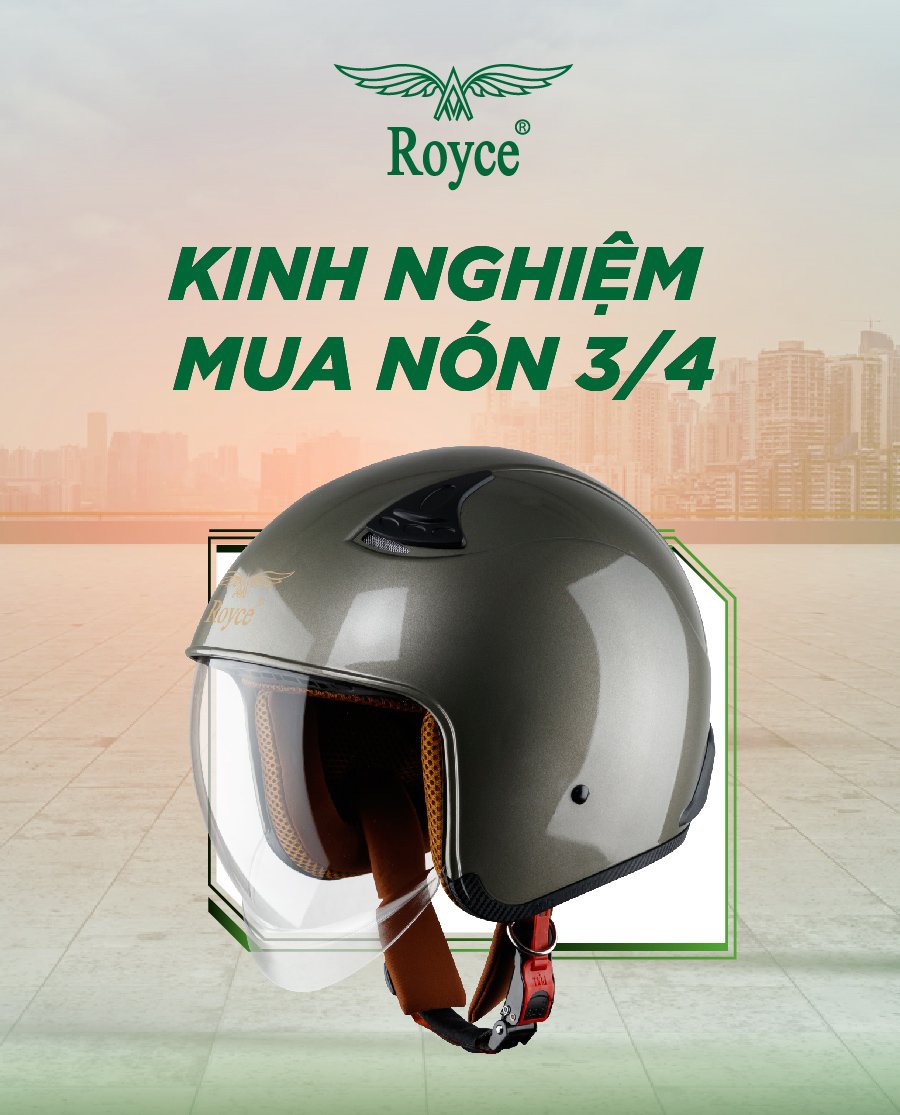 Kinh nghiệm mua nón 3 4 rẻ bền hợp xu hướng nhất
