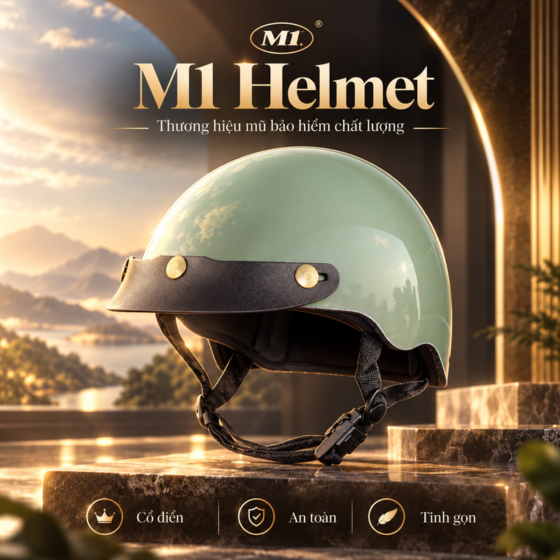 Các thương hiệu mũ bảo hiểm gồm có M1 Helmet